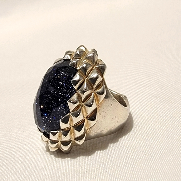 Stephen Webster Crystal Haze Sterling Silver Super Stud Ring - Size 6 - Picture 3 of 8